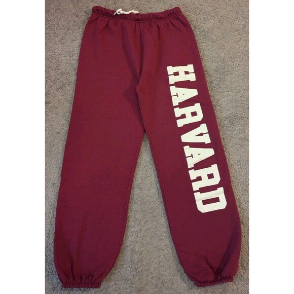 Vintage Miller Harvard University Crimson Ivy League Sweatpants Made in USA Mens - Picture 1 of 7